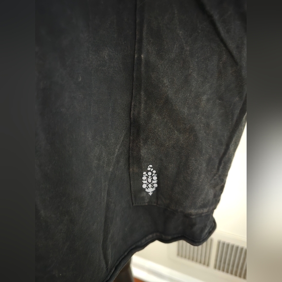 NWOT Free People Hot Shot Tee Romper Washed Black - Picture 13 of 14